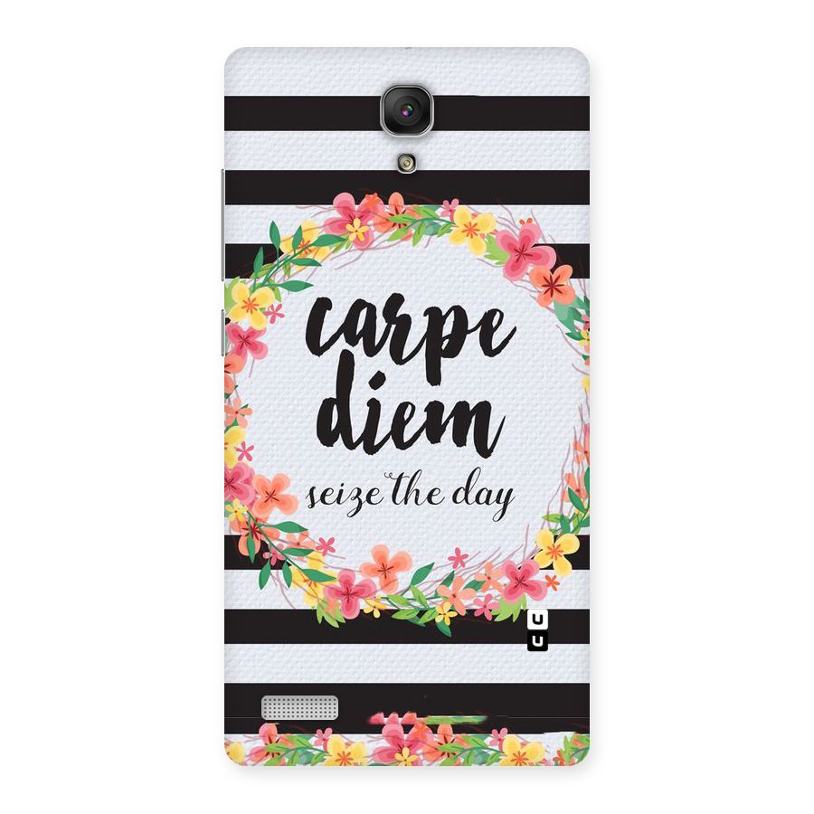 Floral Seize The Day Back Case for Redmi Note Prime