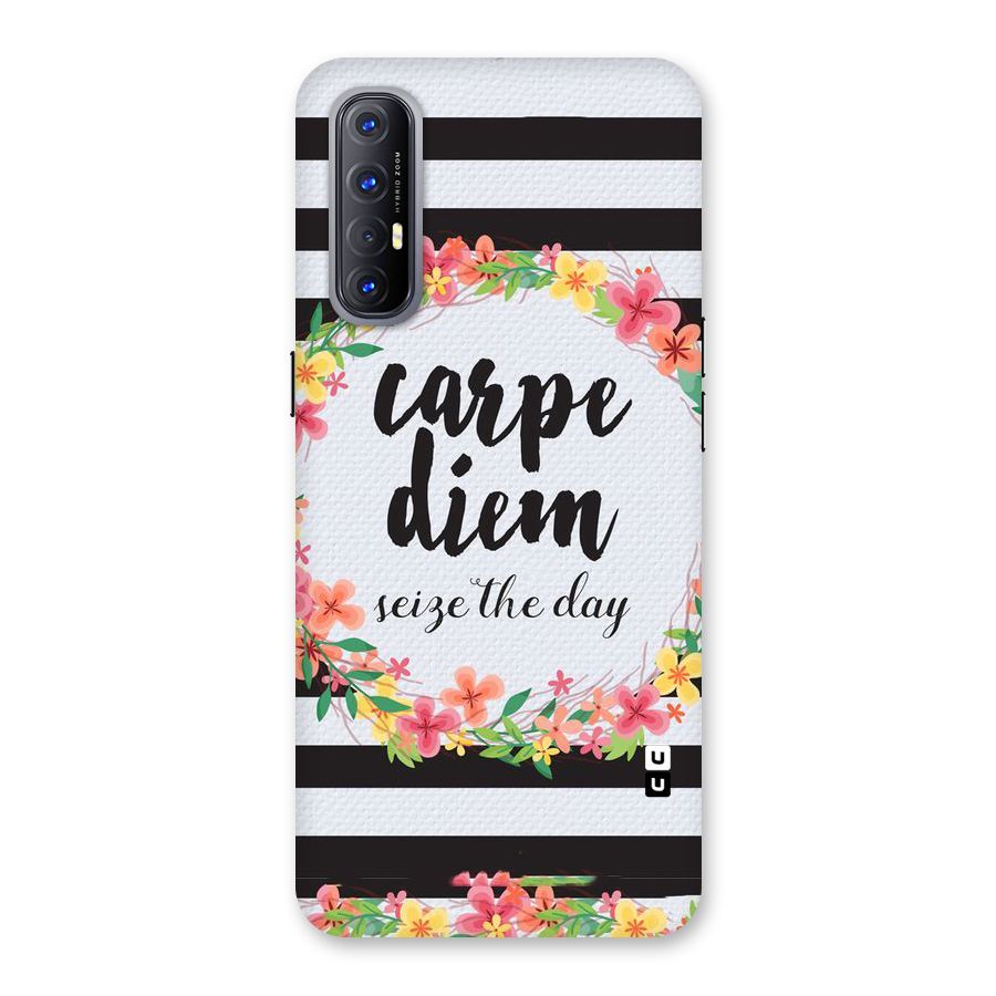 Floral Seize The Day Back Case for Reno3 Pro
