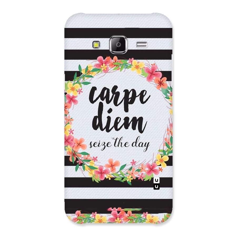 Floral Seize The Day Back Case for Samsung Galaxy J5