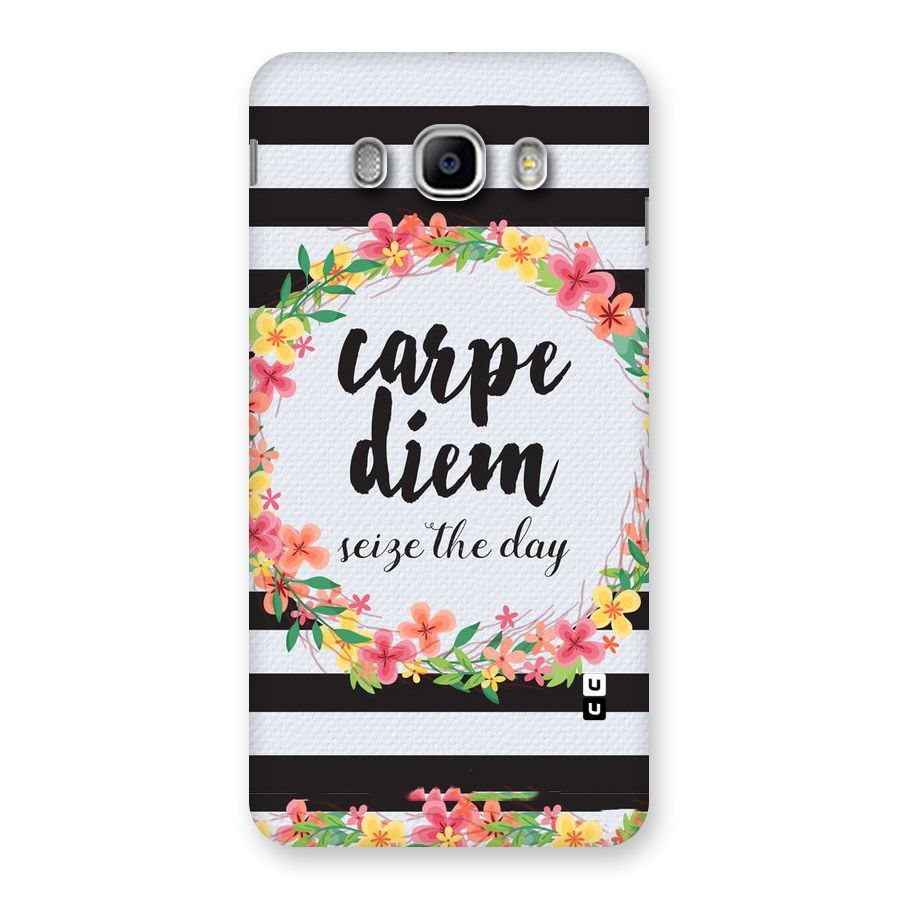 Floral Seize The Day Back Case for Samsung Galaxy J5 2016