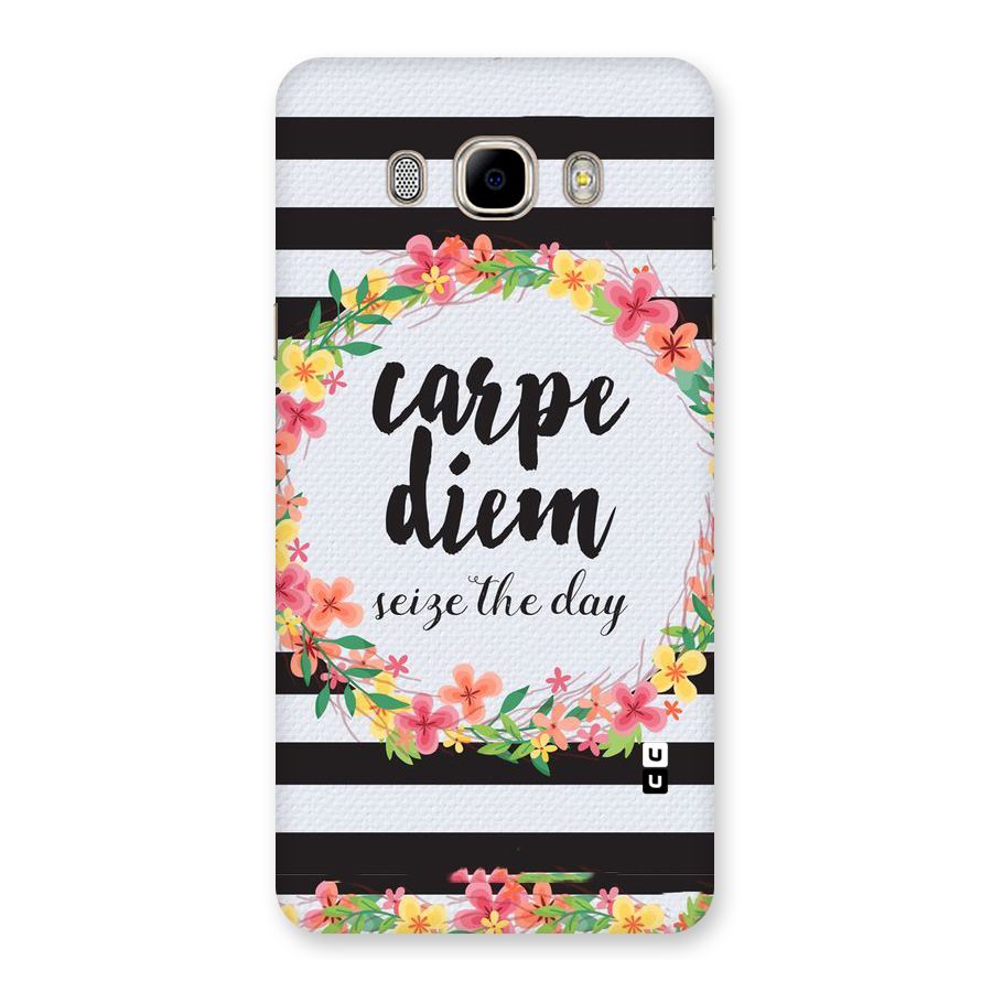 Floral Seize The Day Back Case for Samsung Galaxy J7 2016