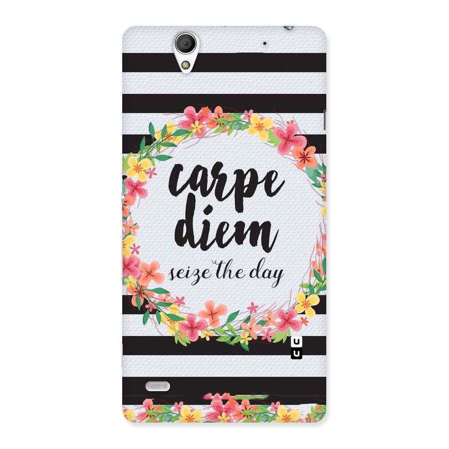 Floral Seize The Day Back Case for Sony Xperia C4