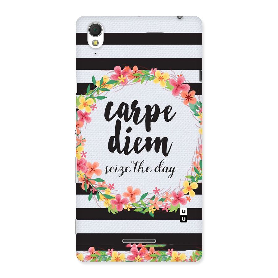Floral Seize The Day Back Case for Sony Xperia T3