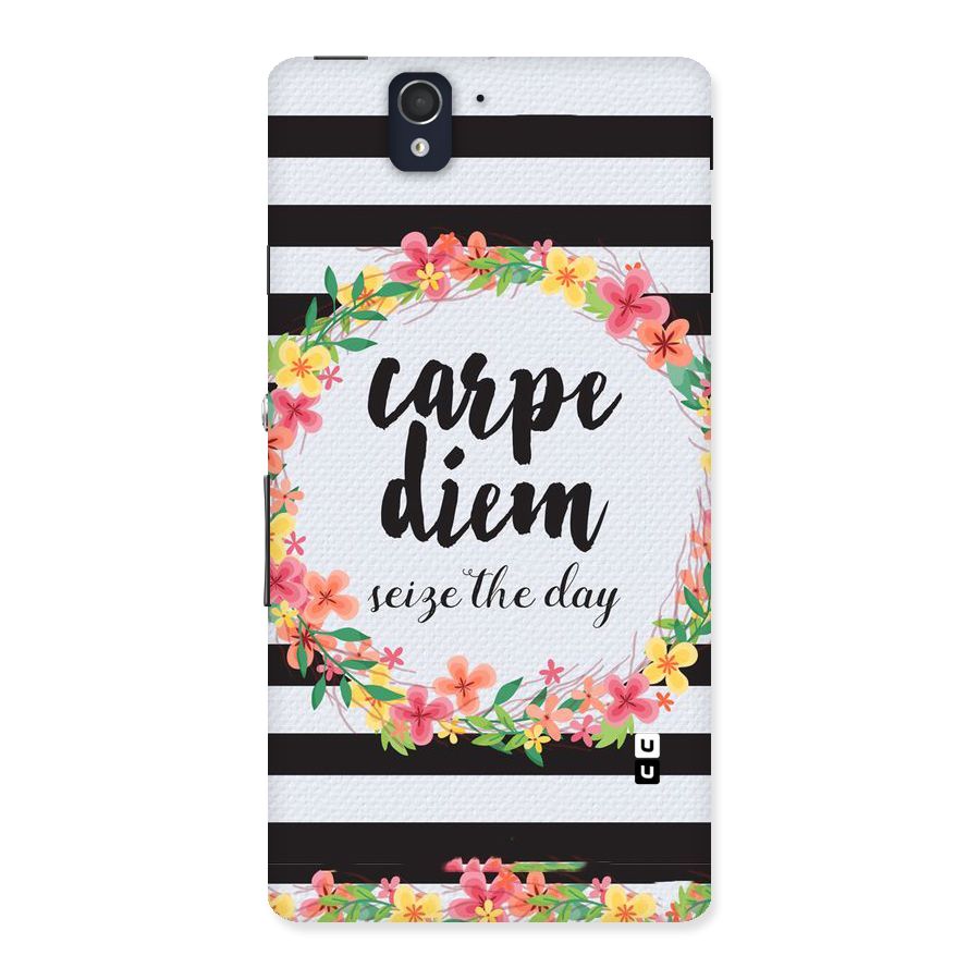 Floral Seize The Day Back Case for Sony Xperia Z