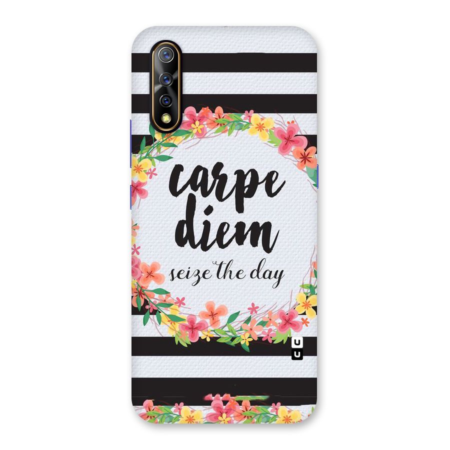 Floral Seize The Day Back Case for Vivo S1