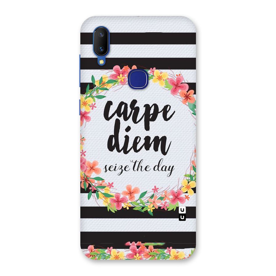 Floral Seize The Day Back Case for Vivo V11