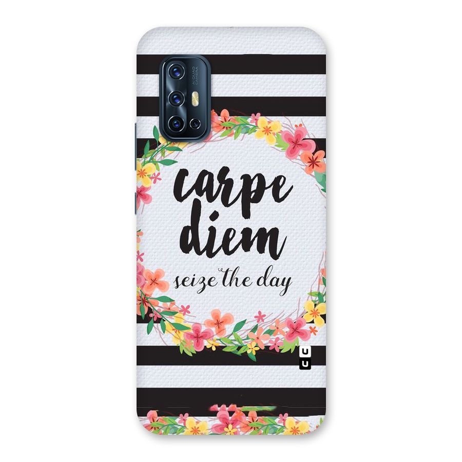 Floral Seize The Day Back Case for Vivo V17