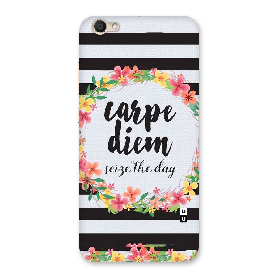 Floral Seize The Day Back Case for Vivo V5