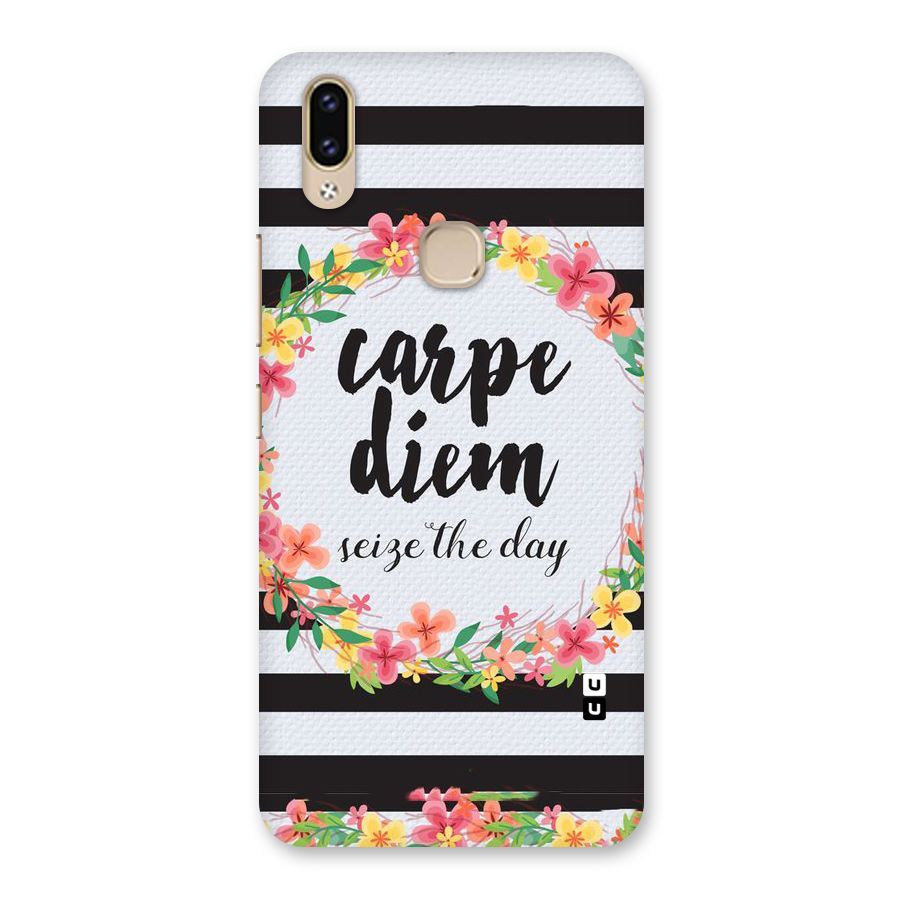 Floral Seize The Day Back Case for Vivo V9 Youth