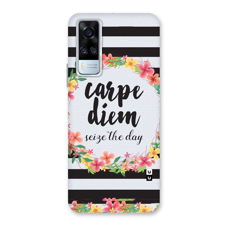 Floral Seize The Day Back Case for Vivo Y31