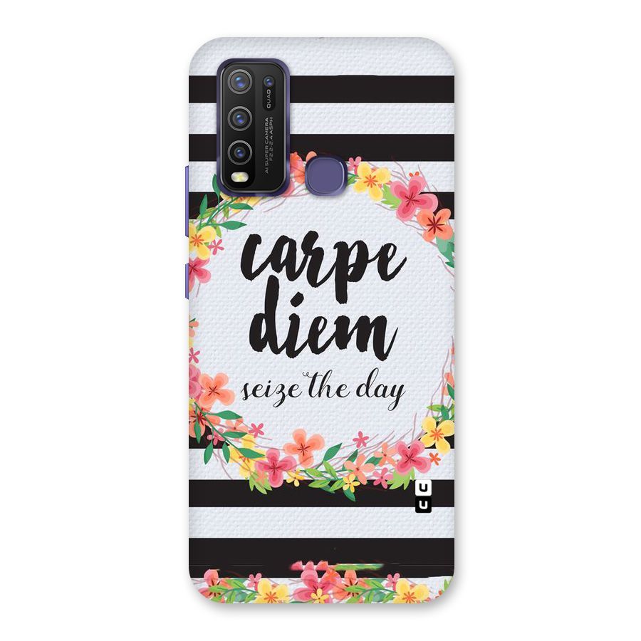 Floral Seize The Day Back Case for Vivo Y50