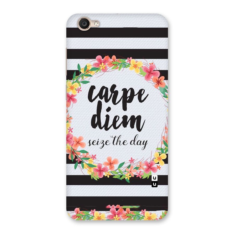 Floral Seize The Day Back Case for Vivo Y55s