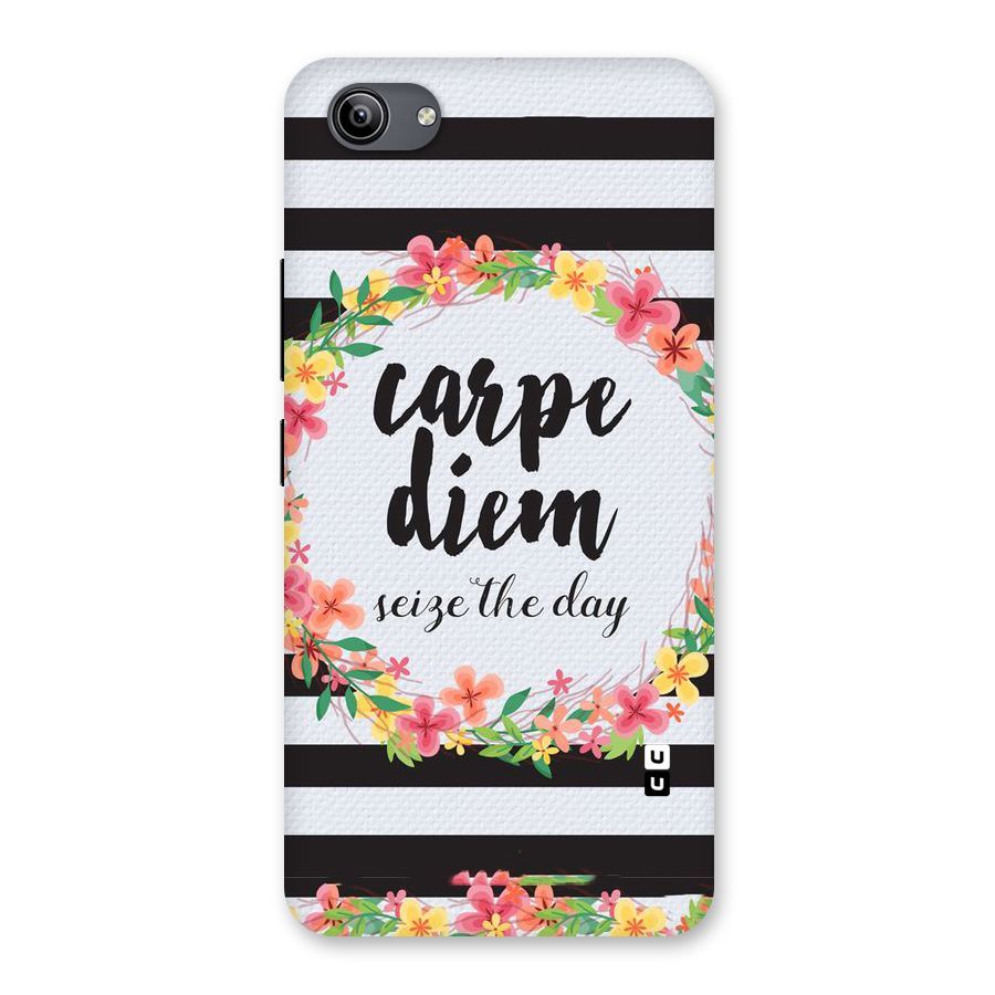 Floral Seize The Day Back Case for Vivo Y81i