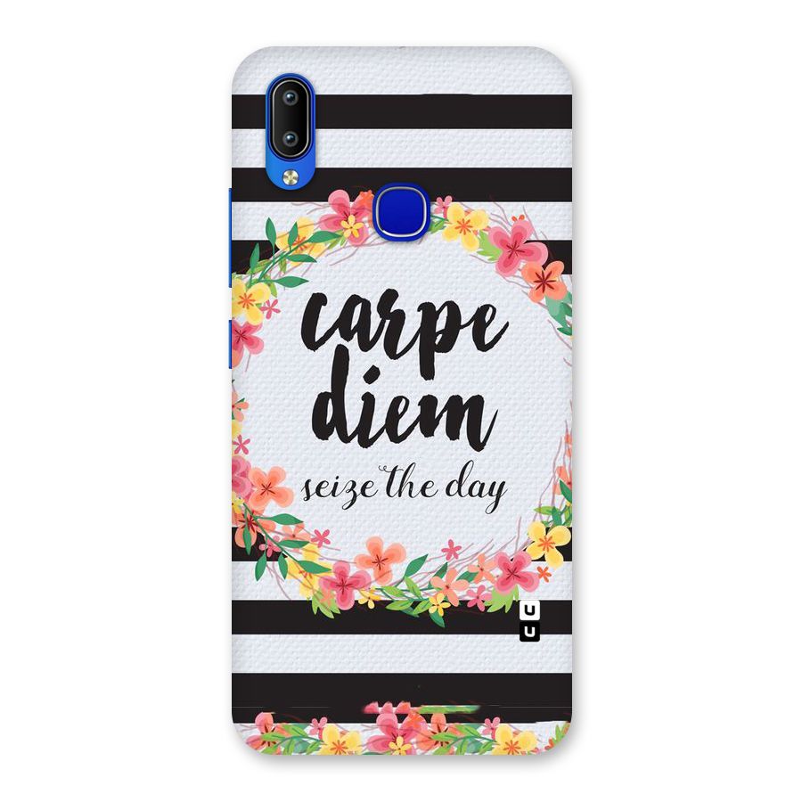 Floral Seize The Day Back Case for Vivo Y91