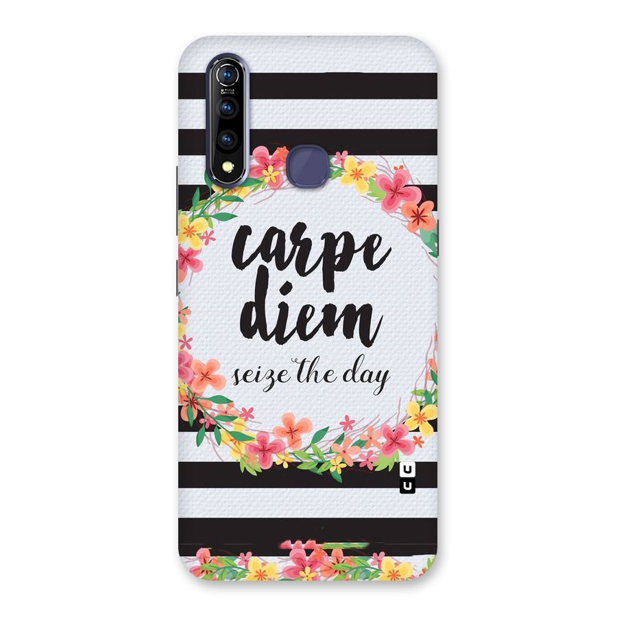 Floral Seize The Day Back Case for Vivo Z1 Pro