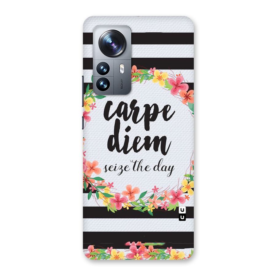 Floral Seize The Day Back Case for Xiaomi 12 Pro