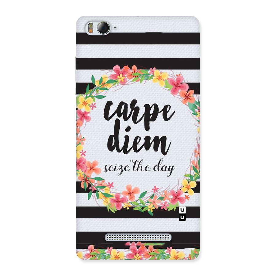 Floral Seize The Day Back Case for Xiaomi Mi4i