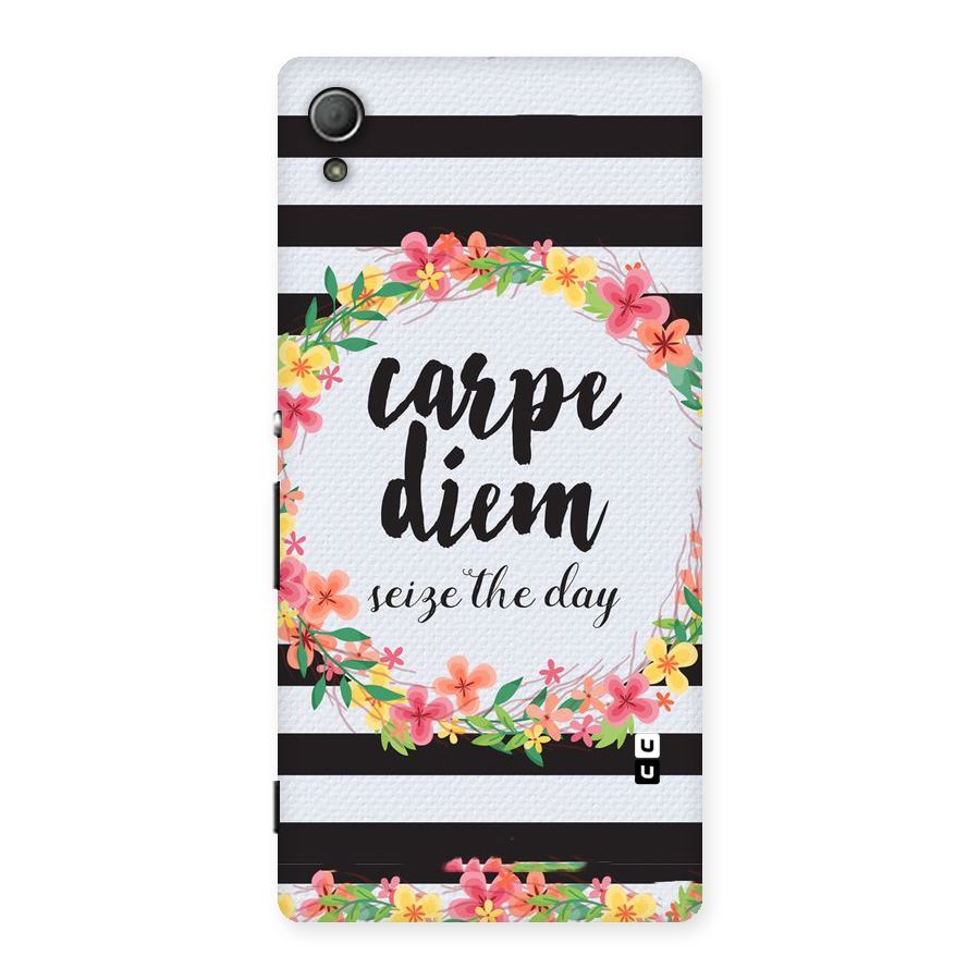 Floral Seize The Day Back Case for Xperia Z3 Plus