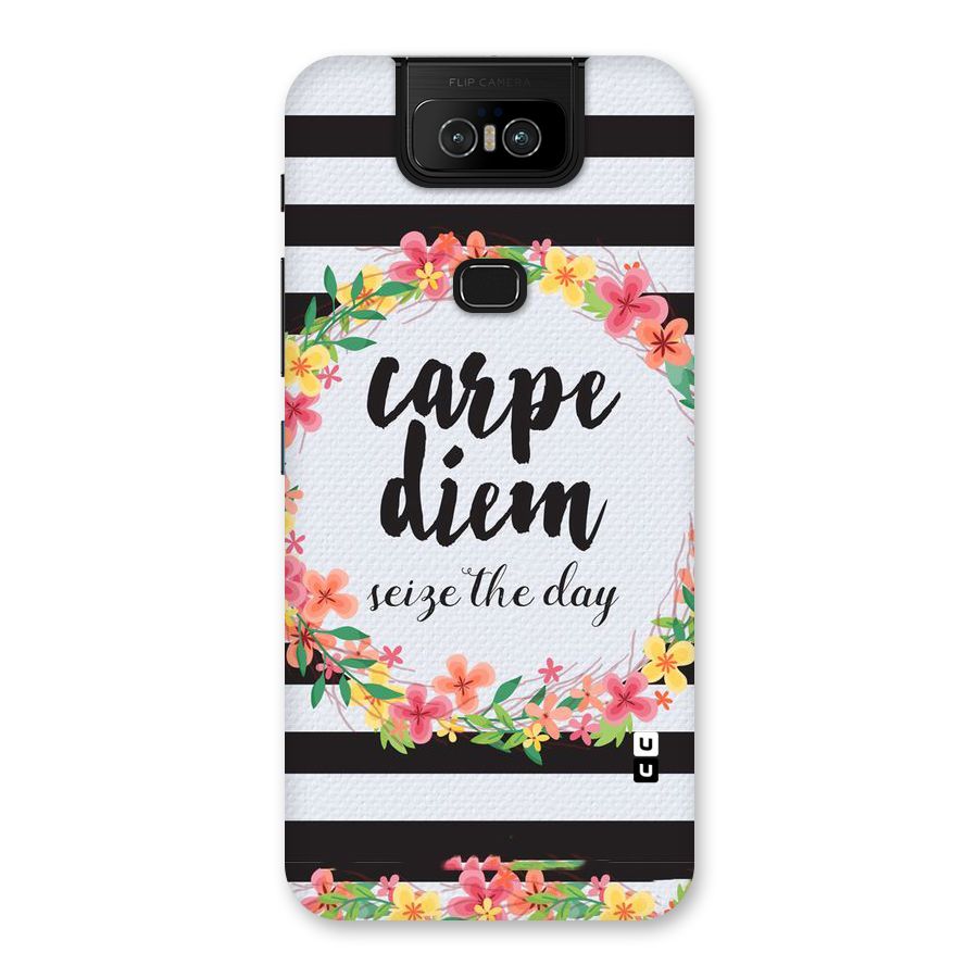 Floral Seize The Day Back Case for Zenfone 6z