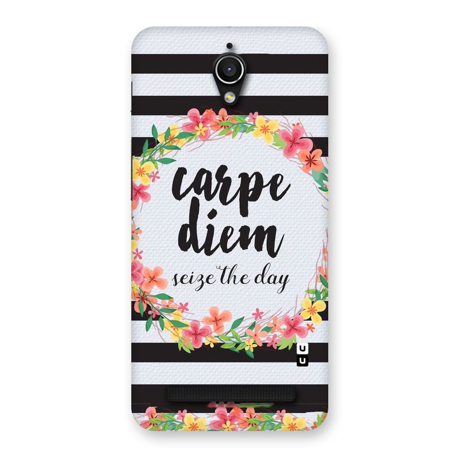 Floral Seize The Day Back Case for Zenfone Go