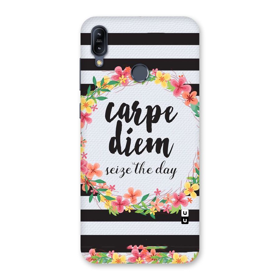 Floral Seize The Day Back Case for Zenfone Max M2