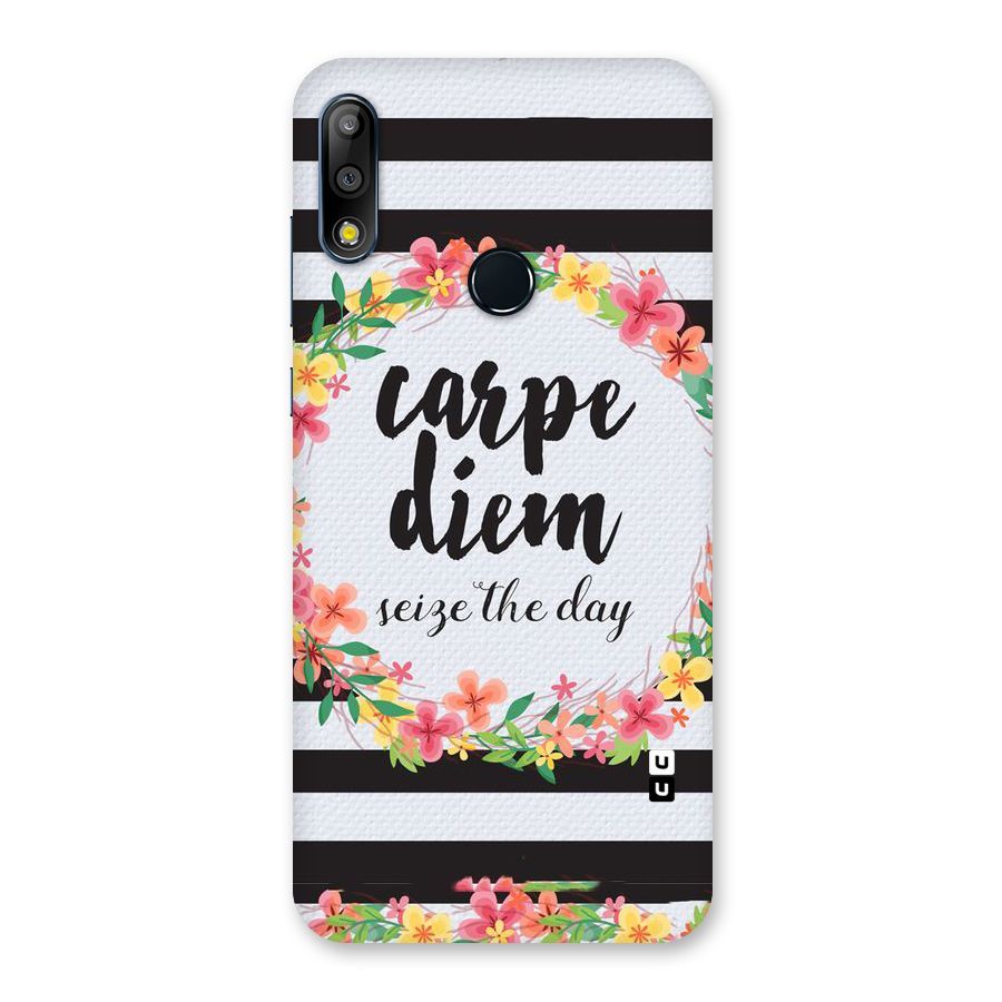 Floral Seize The Day Back Case for Zenfone Max Pro M2
