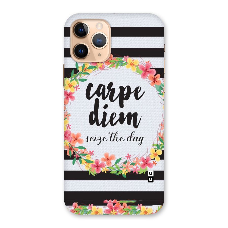 Floral Seize The Day Back Case for iPhone 11 Pro