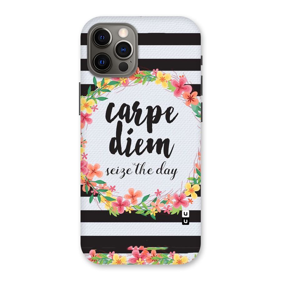 Floral Seize The Day Back Case for iPhone 12 Pro