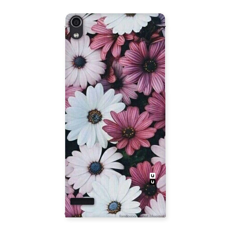 Floral Shades Pink Back Case for Ascend P6