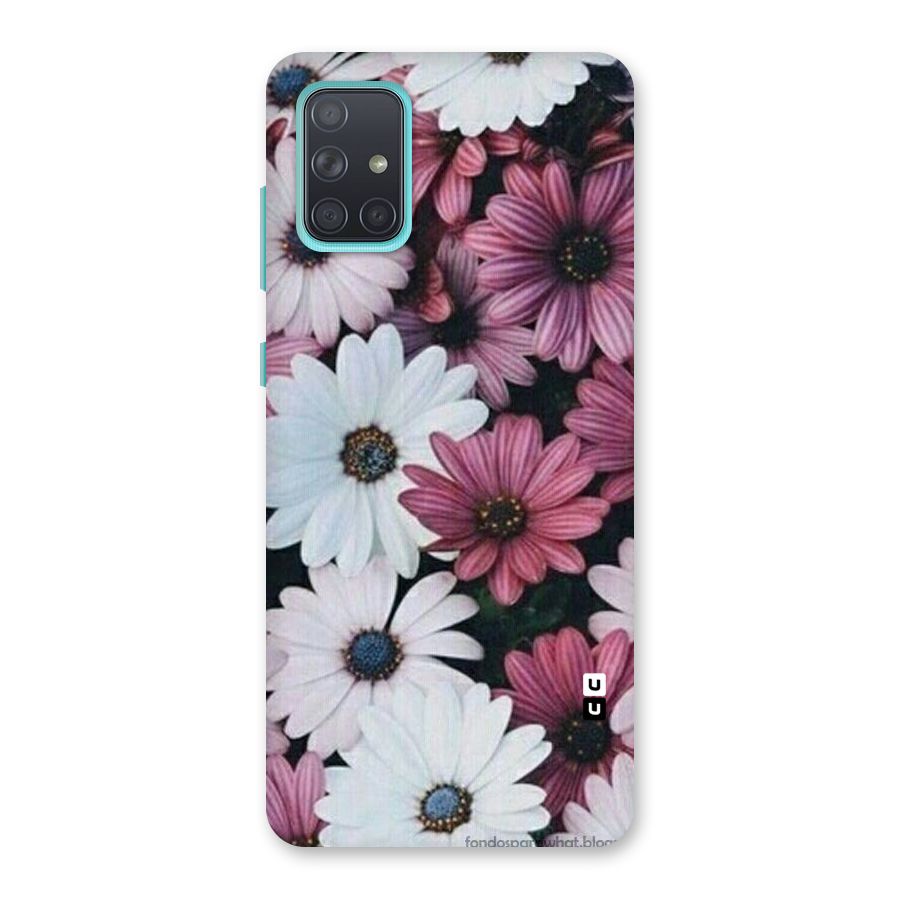 Floral Shades Pink Back Case for Galaxy A71