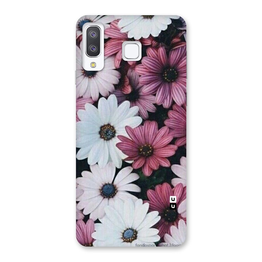 Floral Shades Pink Back Case for Galaxy A8 Star