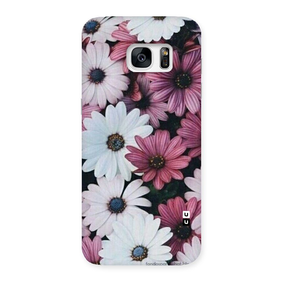 Floral Shades Pink Back Case for Galaxy S7 Edge