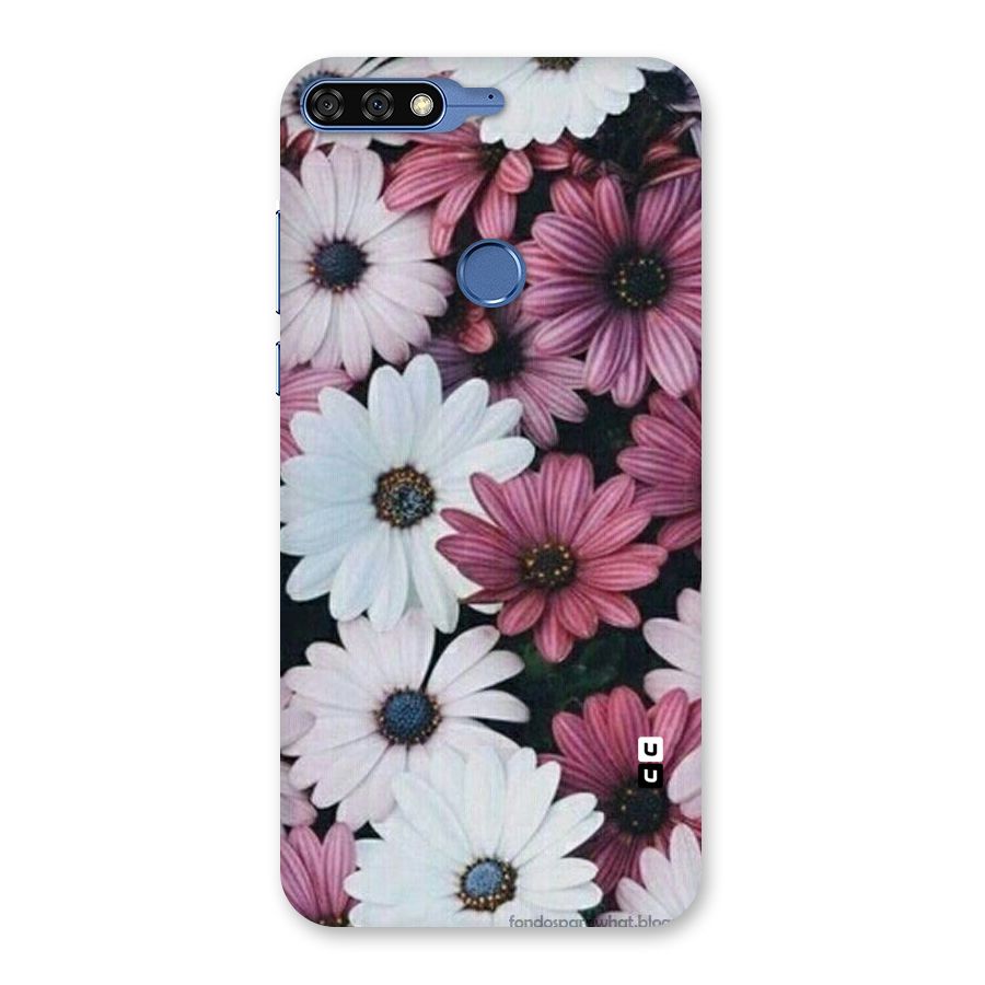 Floral Shades Pink Back Case for Honor 7C