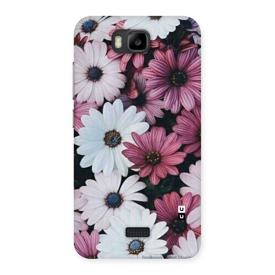 Floral Shades Pink Back Case for Honor Bee