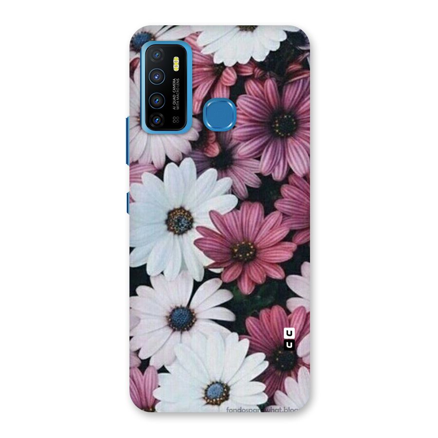 Floral Shades Pink Back Case for Infinix Hot 9