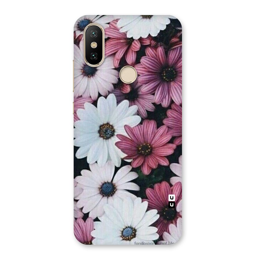 Floral Shades Pink Back Case for Mi A2