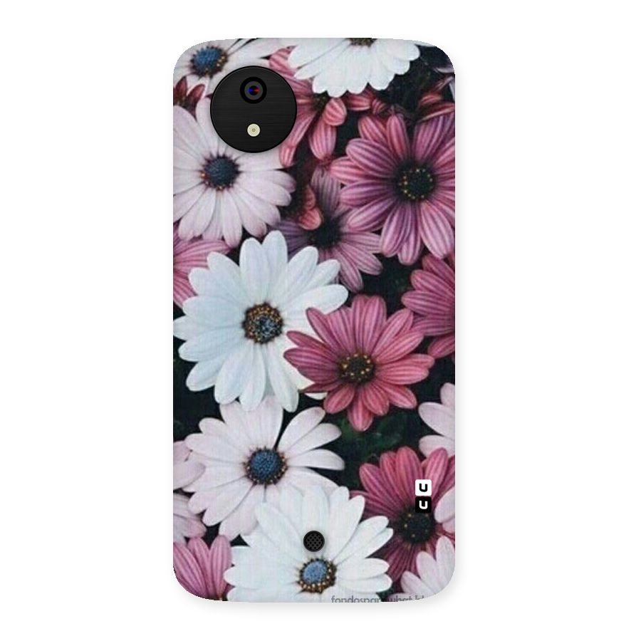 Floral Shades Pink Back Case for Micromax Canvas A1