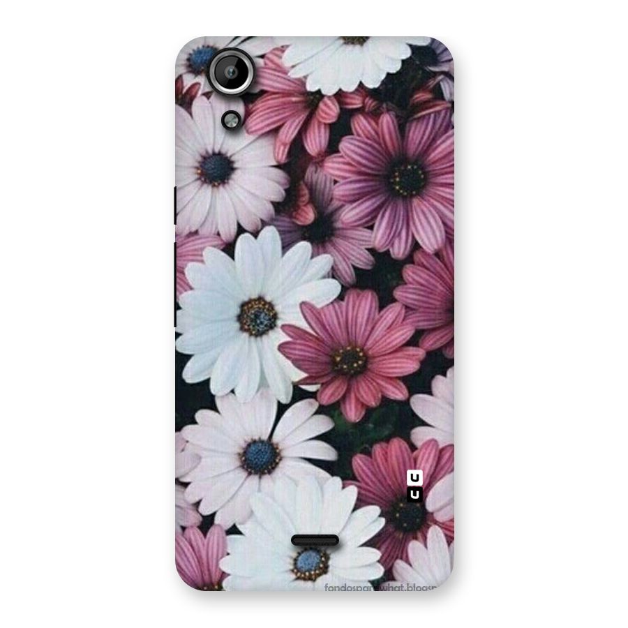 Floral Shades Pink Back Case for Micromax Canvas Selfie Lens Q345