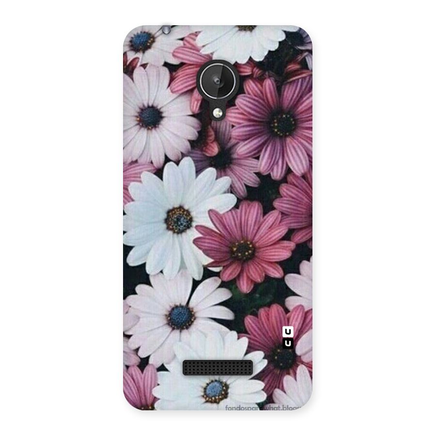 Floral Shades Pink Back Case for Micromax Canvas Spark Q380