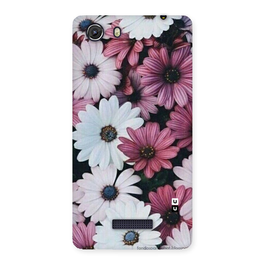 Floral Shades Pink Back Case for Micromax Unite 3