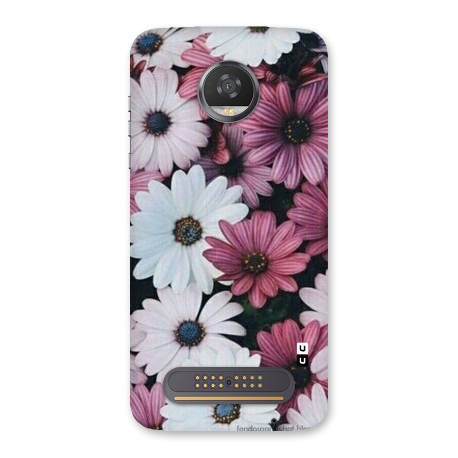 Floral Shades Pink Back Case for Moto Z2 Play