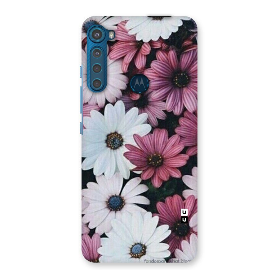 Floral Shades Pink Back Case for Motorola One Fusion Plus