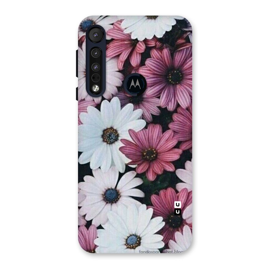 Floral Shades Pink Back Case for Motorola One Macro
