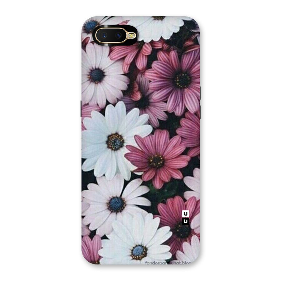 Floral Shades Pink Back Case for Oppo K1