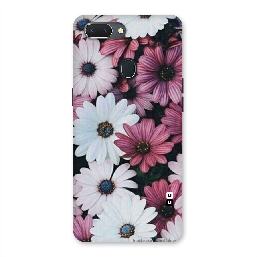 Floral Shades Pink Back Case for Oppo Realme 2