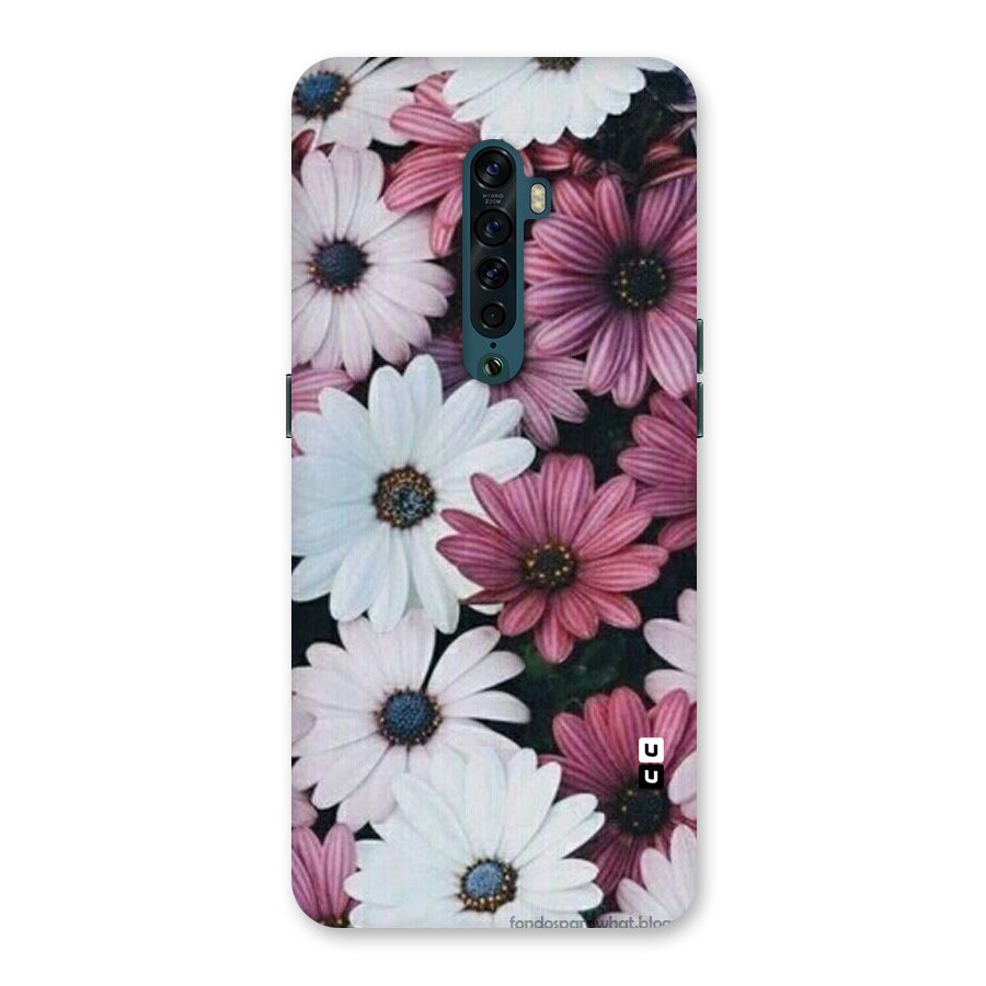 Floral Shades Pink Back Case for Oppo Reno2