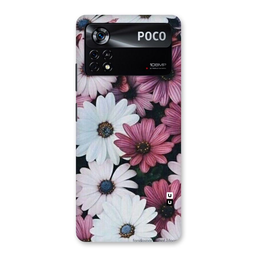 Floral Shades Pink Back Case for Poco X4 Pro 5G