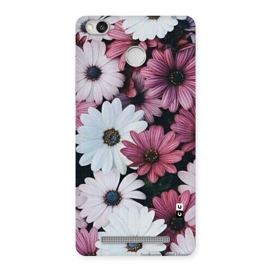 Floral Shades Pink Back Case for Redmi 3S Prime