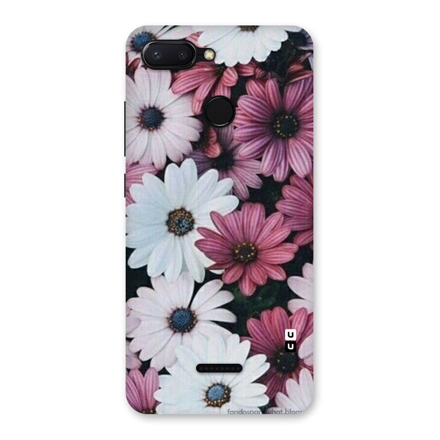 Floral Shades Pink Back Case for Redmi 6