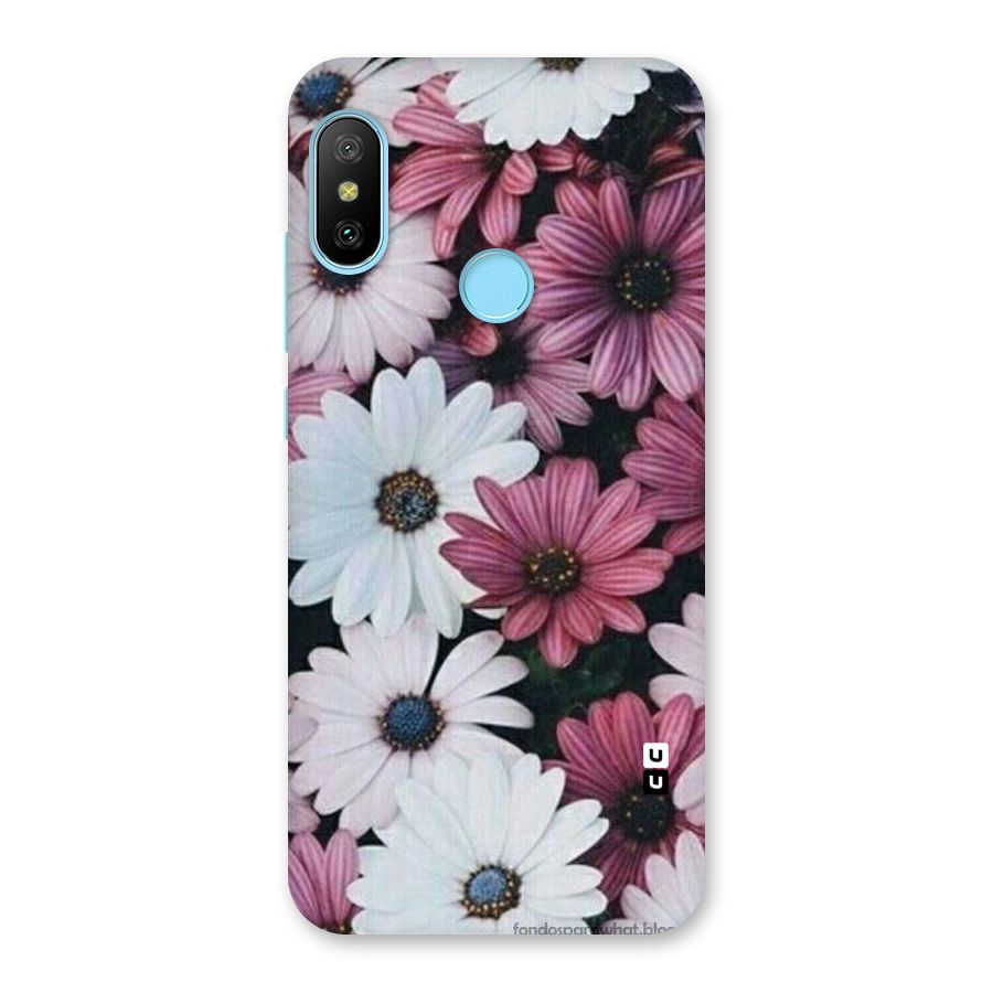 Floral Shades Pink Back Case for Redmi 6 Pro